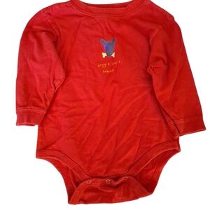 GAP Vibrant Red Infant Bodysuit